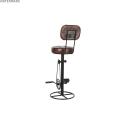Tabouret DKD Home Decor 45 x 46 x 118 cm Noir Métal Marron