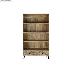 Étagère DKD Home Decor Noir Métal Brun foncé Bois de manguier 100 x 40 x 180 cm