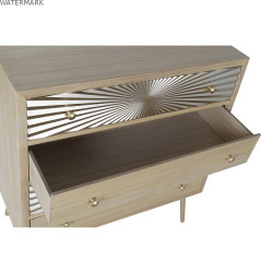 Commode DKD Home Decor Doré Naturel Métal Sapin Bois MDF Moderne 80 x 40 x 87,5 cm