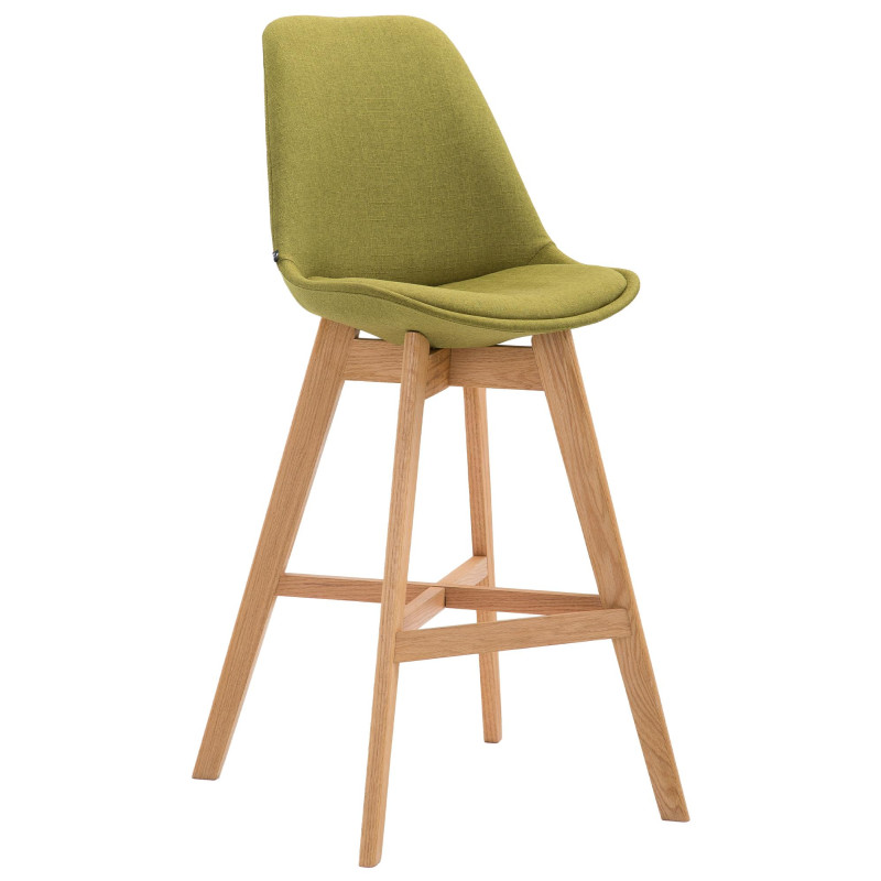 Tabouret de bar Cannes tissu Natura vert