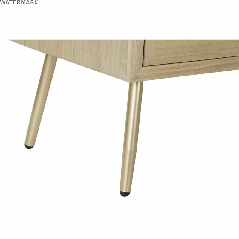 Commode DKD Home Decor Doré Naturel Métal Sapin Bois MDF Moderne 80 x 40 x 87,5 cm