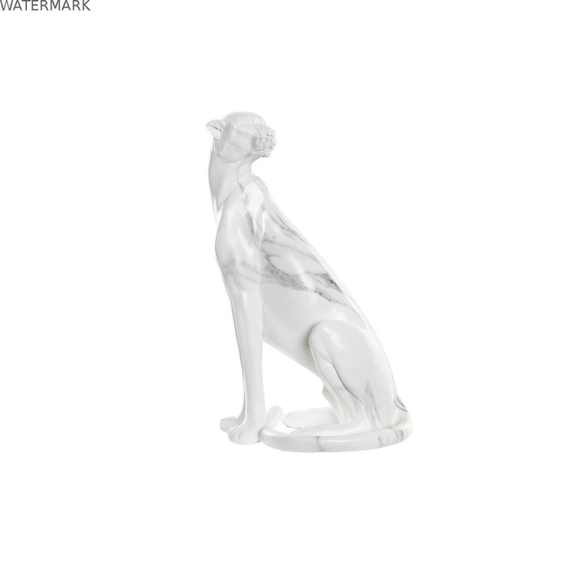 Figurine Décorative DKD Home Decor Gris Blanc Léopard Résine Marbre (25 x 18 x 41 cm) Figurine Décorative DKD Home Decor Gris Blanc Léopard Résine Marbre (25 x 18 x 41 cm)