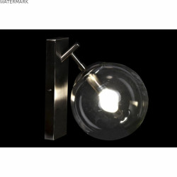Applique DKD Home Decor 25W Verre Argenté Métal 220 V (20 x 25 x 27 cm)