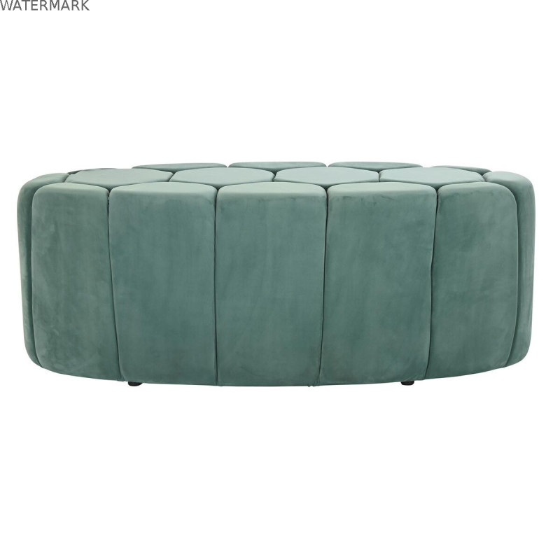 Banquette DKD Home Decor   Vert Multicouleur Métal Bois MDF 30 x 40 cm 122 x 51 x 46,5 cm