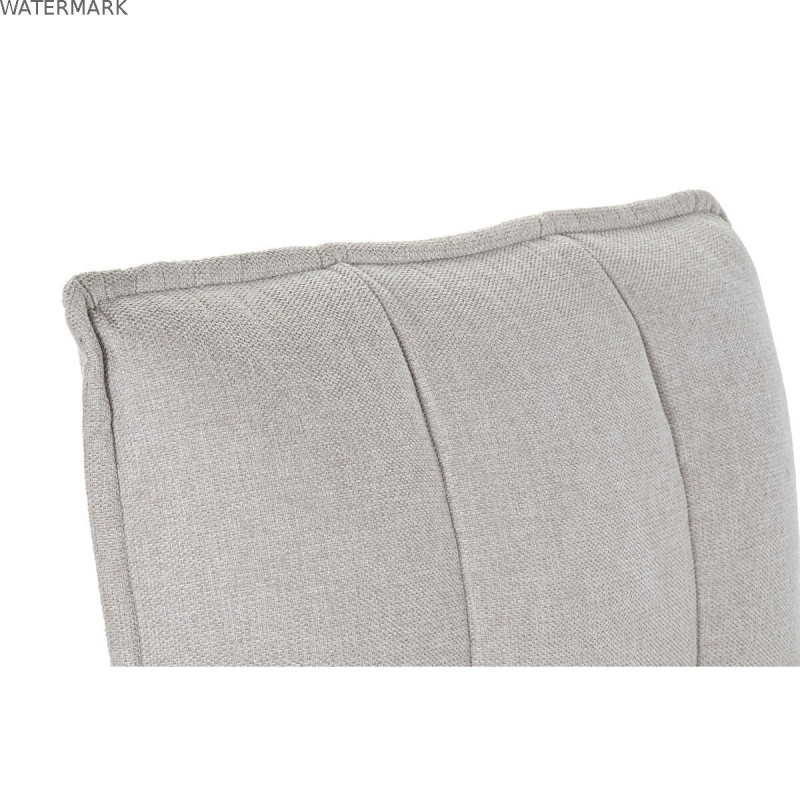 Fauteuil DKD Home Decor Beige Doré Métal Polyester (66 x 71 x 77 cm)