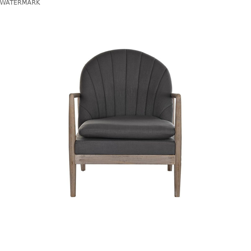 Siège DKD Home Decor Gris foncé Sapin Plastique 68 x 69 x 89 cm 67 x 70 x 89 cm