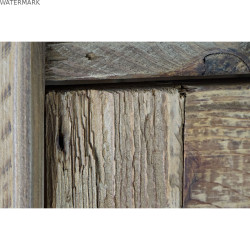 Étagère DKD Home Decor Verre Naturel Bois Recyclé 4 Etagères (90 x 40 x 160 cm)
