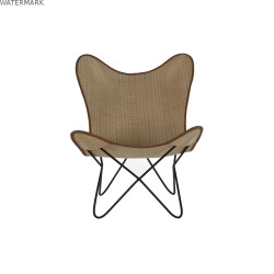 Chaise DKD Home Decor Métal Rotin (74 x 78 x 92 cm)