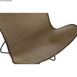 Chaise DKD Home Decor Métal Rotin (74 x 78 x 92 cm)