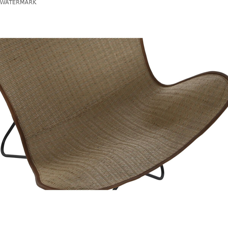 Chaise DKD Home Decor Métal Rotin (74 x 78 x 92 cm)