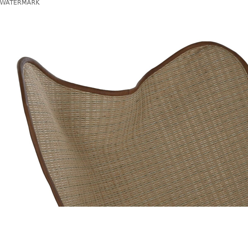 Chaise DKD Home Decor Métal Rotin (74 x 78 x 92 cm)
