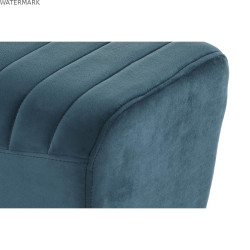 Banquette DKD Home Decor   90 x 31 x 47 cm Métal Turquoise