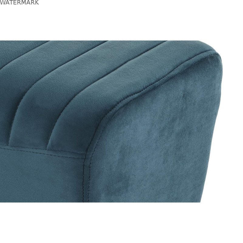 Banquette DKD Home Decor   90 x 31 x 47 cm Métal Turquoise