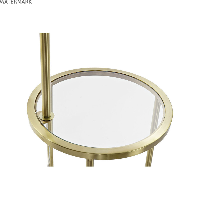Lampadaire DKD Home Decor 43,5 x 40 x 154 cm Doré Métal Blanc 220 V 50 W
