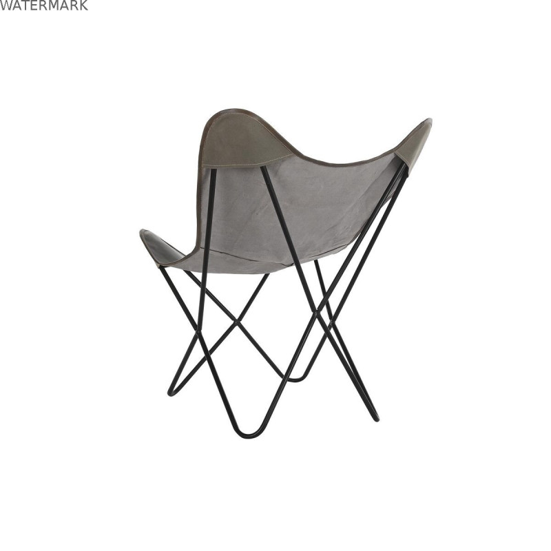 Chaise de Salle à Manger DKD Home Decor Marron Noir Gris 76 x 76 x 96 cm