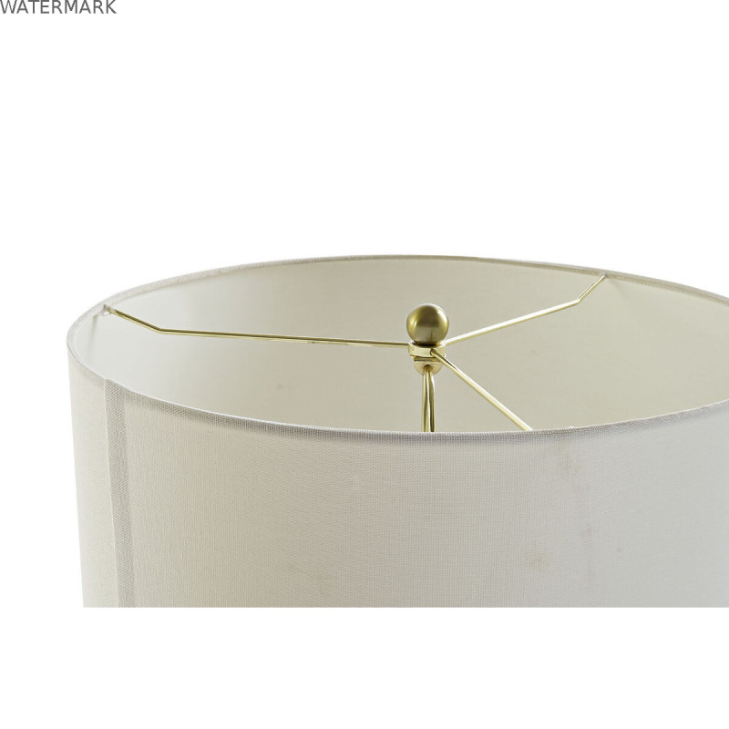 Lampadaire DKD Home Decor 43,5 x 40 x 154 cm Doré Métal Blanc 220 V 50 W