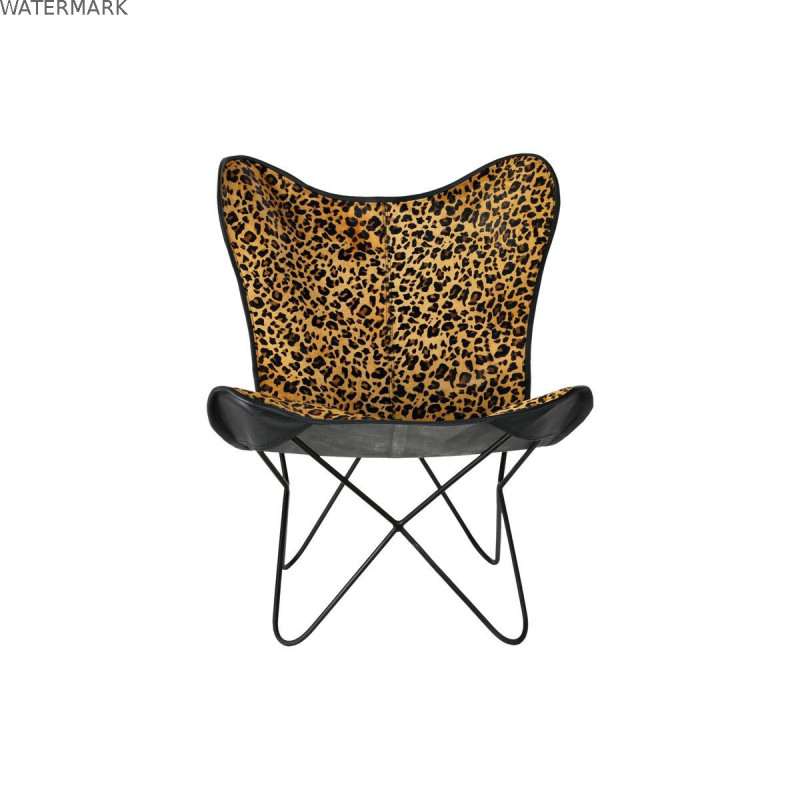 Chaise de Salle à Manger DKD Home Decor Marron Noir 73 x 70 x 93 cm