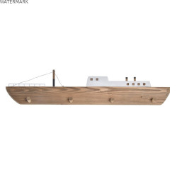 Portemanteau DKD Home Decor 91 x 8,5 x 20 cm Naturel Bois Barco