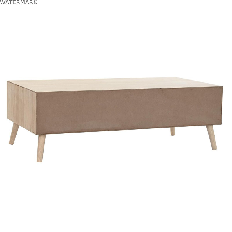 Table Basse DKD Home Decor Marron Bois Sapin Plastique Bois MDF 120 x 60 x 42,5 cm