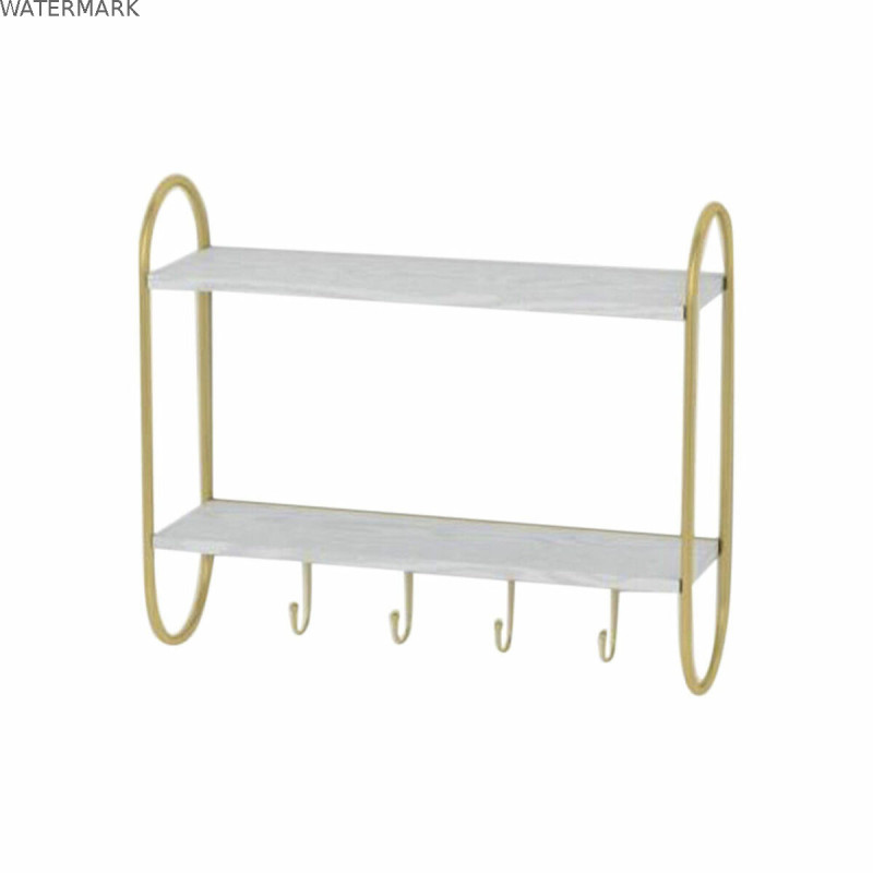 Portemanteau DKD Home Decor Métal MDF Glam (50 x 15 x 43 cm)