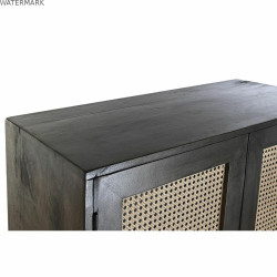 Buffet DKD Home Decor Bois Bois de manguier Marron Noir 85 x 40 x 162,5 cm