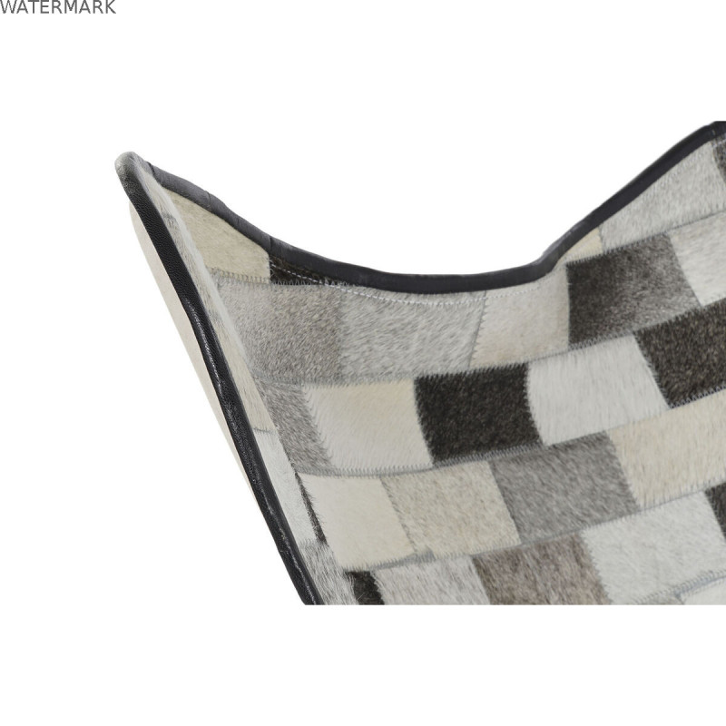 Chaise de Salle à Manger DKD Home Decor Blanc Noir Beige Gris 74 x 70 x 90 cm