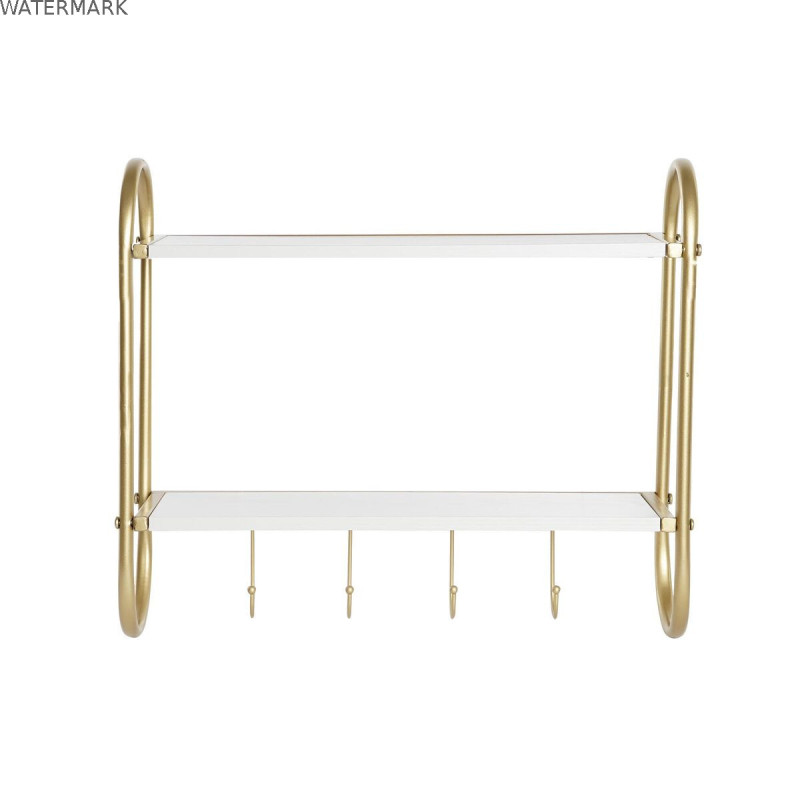 Portemanteau DKD Home Decor Métal MDF Glam (50 x 15 x 43 cm)