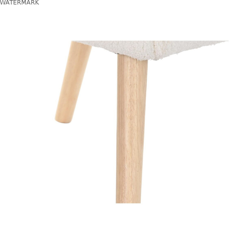 Fauteuil DKD Home Decor Crème Naturel 65 x 75 x 96 cm