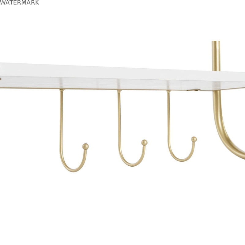 Portemanteau DKD Home Decor Métal MDF Glam (50 x 15 x 43 cm)