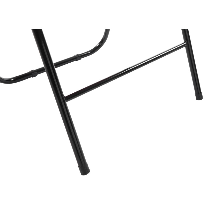 Lot de 4 chaises pliantes Felix noir/noir