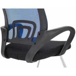 Lot de 2 chaises visiteurs Eureka bleu