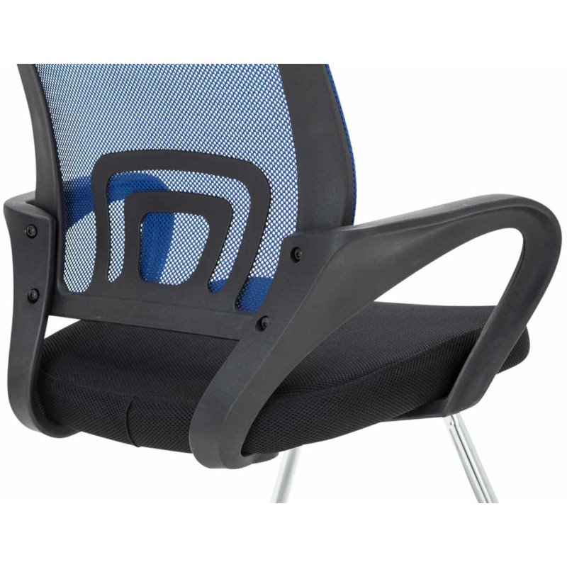 Lot de 2 chaises visiteurs Eureka bleu
