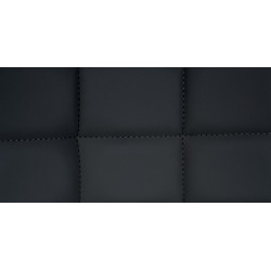 Lot de 2 tabourets de bar Tover, simili cuir noir