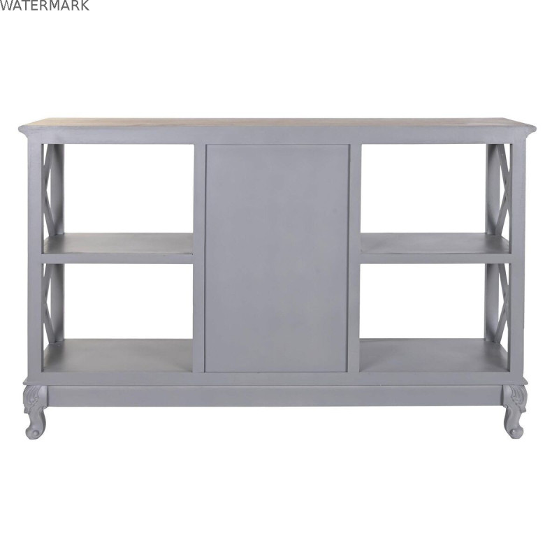 Buffet DKD Home Decor 132 x 40 x 84.5 cm 132 x 40 x 84,5 cm Naturel Gris Bois de paulownia Bois MDF