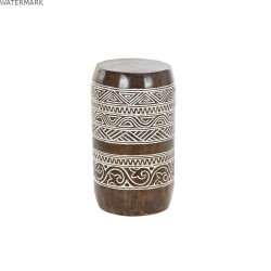 Table d'appoint DKD Home Decor Blanc Naturel 28 x 28 x 50 cm 29 x 29 x 50 cm