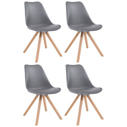 Lot de 4 chaises Toulouse...