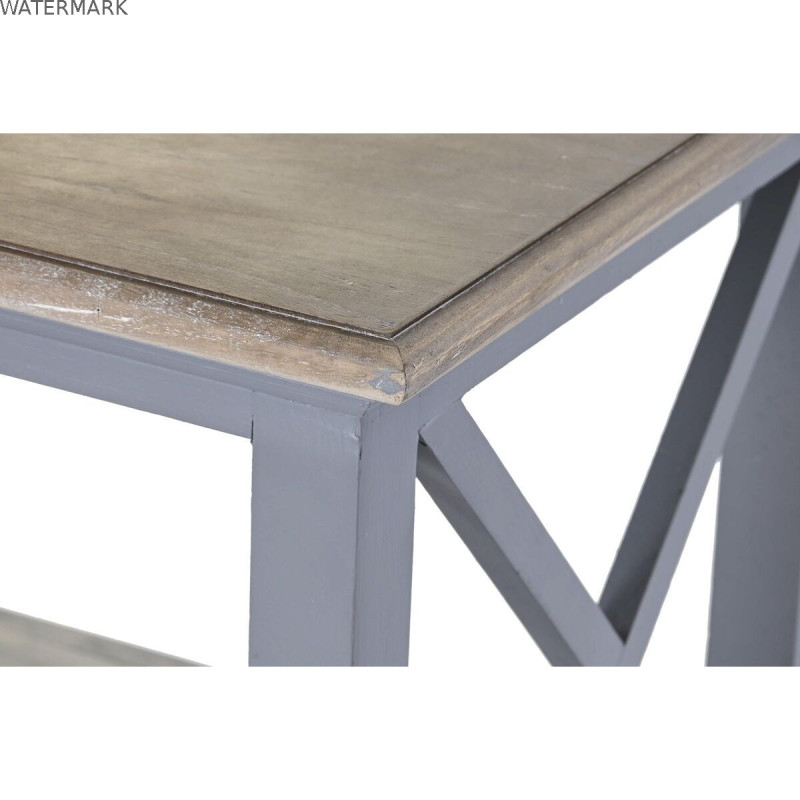 Buffet DKD Home Decor 132 x 40 x 84.5 cm 132 x 40 x 84,5 cm Naturel Gris Bois de paulownia Bois MDF