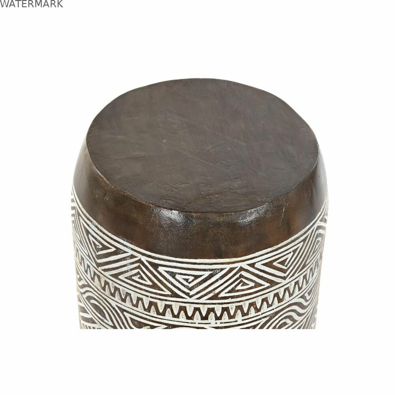 Table d'appoint DKD Home Decor Blanc Naturel 28 x 28 x 50 cm 29 x 29 x 50 cm
