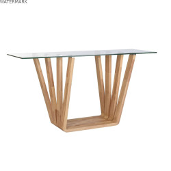 Meuble d'Entrée DKD Home Decor Marron Transparent 145 x 45 x 75 cm