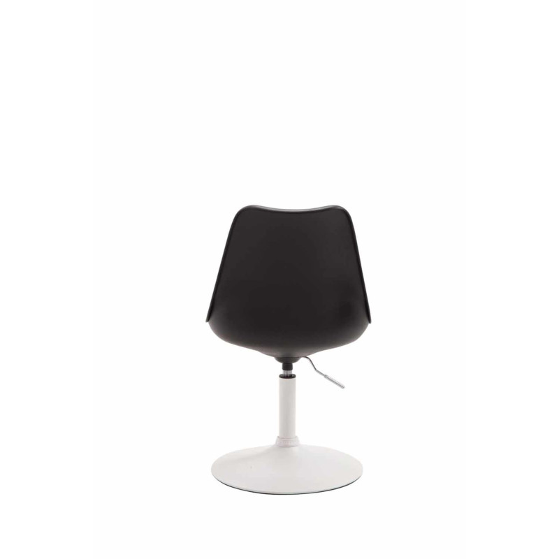 Lot de 4 chaises de salle à manger Maverick W en plastique noir