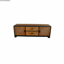 Meubles de télévision DKD Home Decor Sapin Métal (150 x 40 x 50 cm)