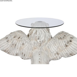 Table d'appoint DKD Home Decor Gris Verre Magnésium 96 x 52 x 62 cm