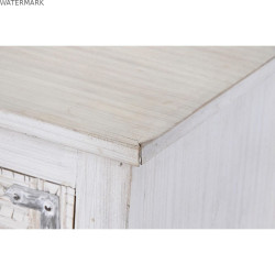 Meubles de télévision DKD Home Decor Blanc Bois Bois de manguier 151 x 40 x 60 cm