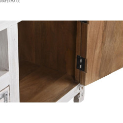 Meubles de télévision DKD Home Decor Blanc Bois Bois de manguier 151 x 40 x 60 cm