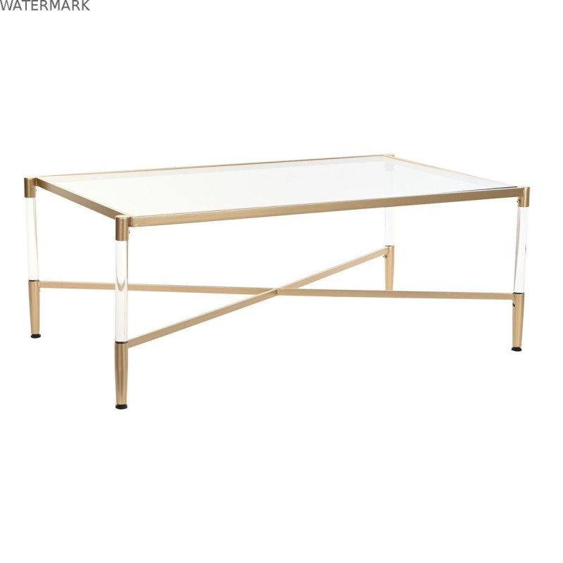 Table Basse DKD Home Decor Métal Acrylique Glamour (120 x 70 x 45 cm)