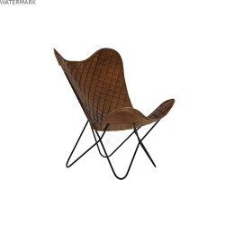 Chaise de Salle à Manger DKD Home Decor Marron 76 x 75 x 91 cm