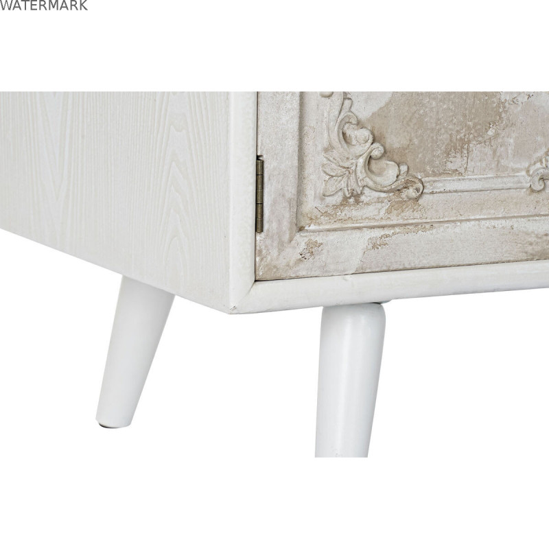 Meubles de télévision DKD Home Decor Blanc Beige 136 x 40,5 x 52 cm