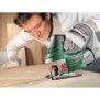 BOSCH Scie sauteuse PST 1000 PEL (650 W  avec 6 lames de scies, 1 adaptateur anti-adhésif, 1 butée parallele, capot de protectio