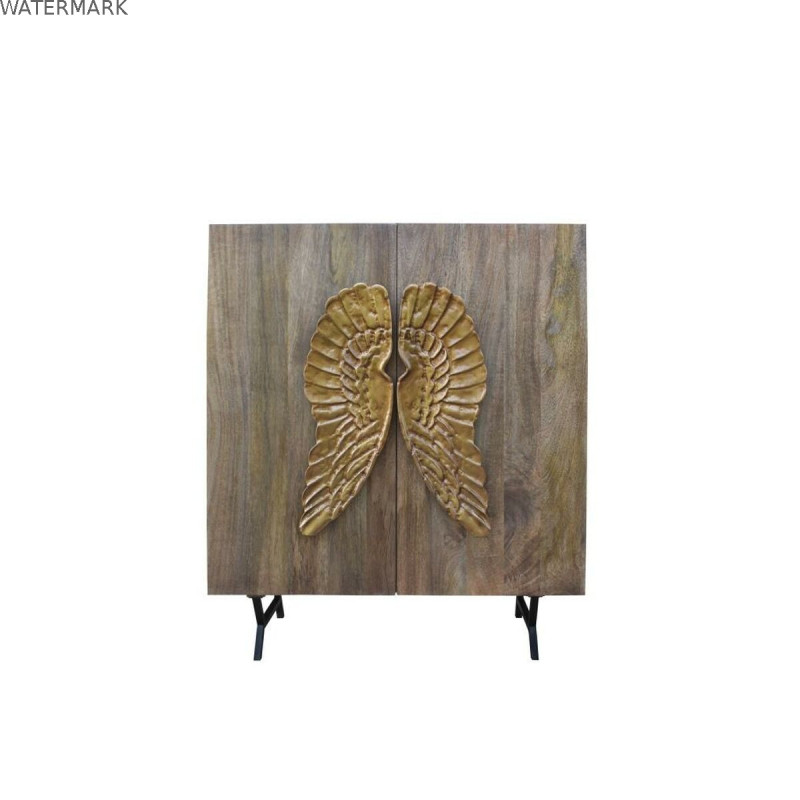 Buffet DKD Home Decor Doré Marron Bois de manguier (100 x 45 x 120 cm)