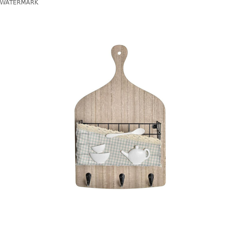 Portemanteau DKD Home Decor Bois Métal 23 x 9 x 36 cm